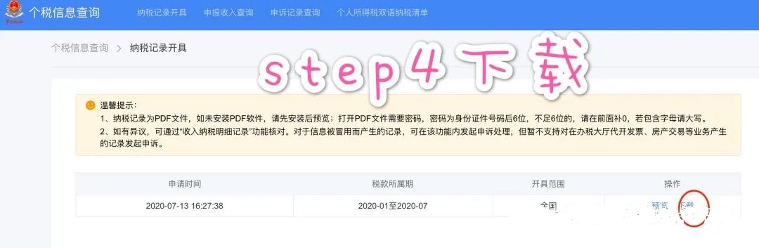 上海个税查询流程