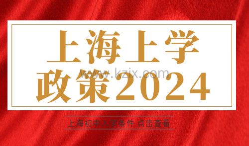 上海上学政策2024