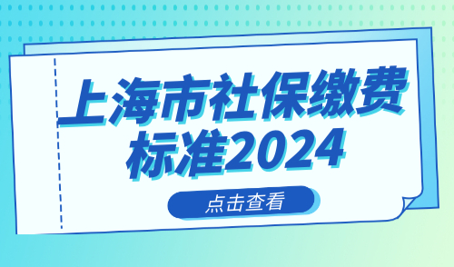 上海市社保缴费标准2024