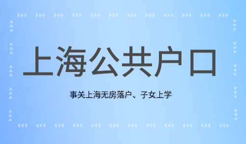 上海公共户口