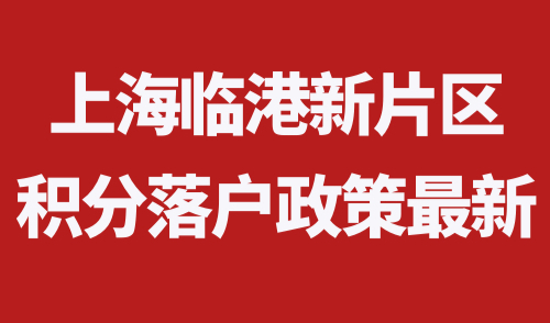 上海临港新片区积分落户政策最新