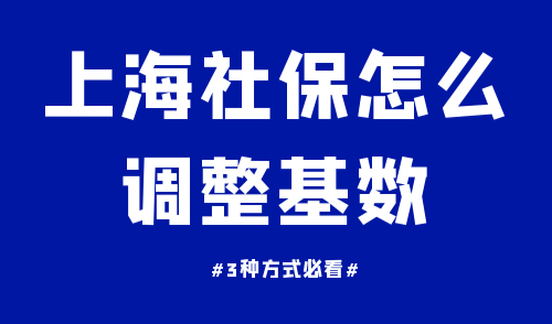 上海社保怎么调整基数