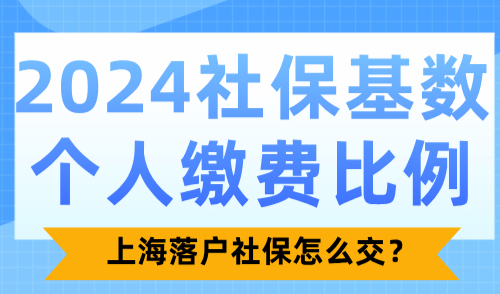 2024社保基数个人缴费比例，上海落户社保怎么交？